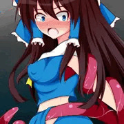 青巫女さん