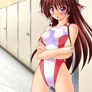 東方競泳水着部　霊夢