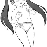 大人っぽいパンツとツインテール