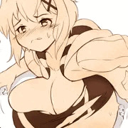 【膨乳+膨尻＆壁尻】シンフォギア 切歌ちゃんが壁尻をしたら強制的におっぱいとお尻を大きくされた漫画