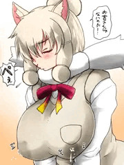 ツバと一緒になんか出るぱかすり
