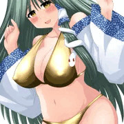 【金ビキニ早苗さん】