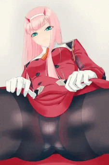 嫌な顔されながらゼロツーにパンスト越しのおパンツを見せて貰いたい
