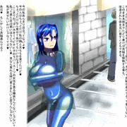 ラバースーツ露出散歩　2/5