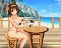マイクロビキニハルヒちゃんに海の家でカレー食べてもらうだけの絵