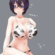 牛柄ビキニ