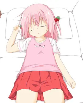 寝てる間にハサミで...