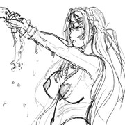 水浴び