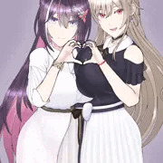 △ZKiとfrn、二人でハート