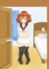 雷ちゃんとお部屋で水着えっち+宣伝