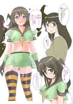 密かにハロウィン露出を楽しむ委員長