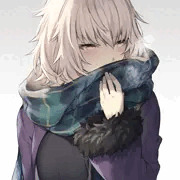 マフラー借りてポッとなる邪ンヌちゃん