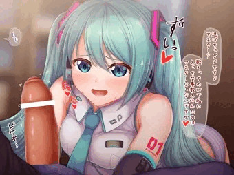 髪コキフェラ初音ミクさん