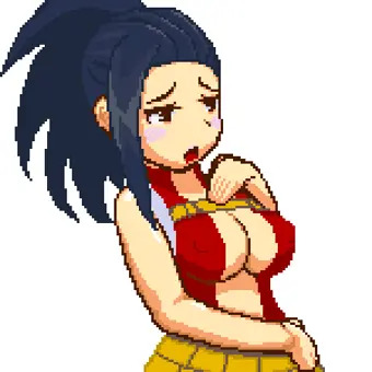 ヒロアカ＿やおもも_爆乳化