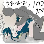 ブルアカ　キサキとプロレスごっこ