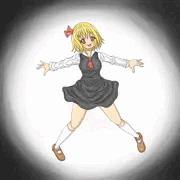 ルーミアのスカートを破いてみた