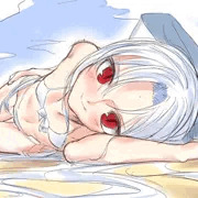白レンとビーチへ