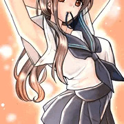 ワキ見せ少女