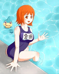 宮田ゆまとプールでデート