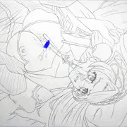 しびれ薬を浴びて動けないマルローネに・・・