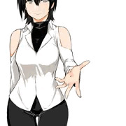 凛々しい人妻さん