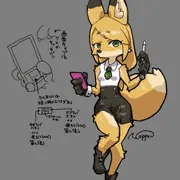 オリジナルのメスケモちゃーん