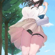 おや！？ おねーさんのようすが・・・！