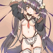 ろりきょにゅうメイドさん。
