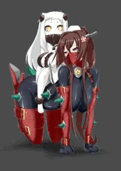 ほっぽちゃんとお馬大和さん。