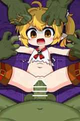 オーク大群にねじ伏せられボコォひぎぃ精液ボテGAMEOVER