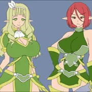 バカメス姫騎士リーフ＆カーラ～あなたのチ〇ポにエルフの誇りをかけます～（仮）