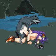 ワユvs狼ちんちん(Skeb)