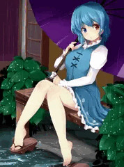 わちき濡れました…