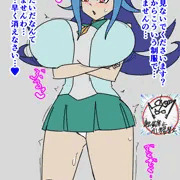 神代璃緒スカートめくり羞恥@誘い受け風(2頁)