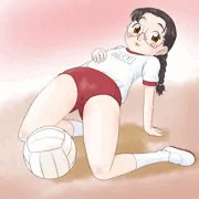 福ちゃんとブルマとバレーボール