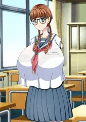 クラスメートの眼鏡爆乳地味子ちゃん