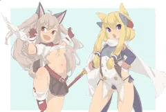 つけるもんつけてない2人かわいい