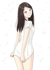 お風呂洗ってた。