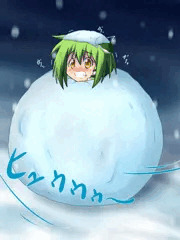 雪だるま早苗さん＆お餅早苗さん！