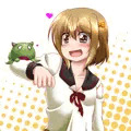 芽依ちゃんと植物系触手の「みーくん」