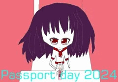 高速バスで問題ある地域付近に入って通行前にPAで検査を受ける少女