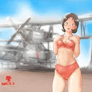 カタパルトデッキのミライさん