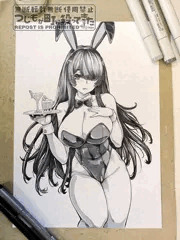 うちのこ紫村さんでバニーガール