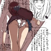 階段で堪能したJKの白ぱんつ