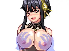 ヨルさん乳揉み