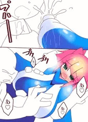 爆乳をしゃぶられまくる猫娘ちゃん