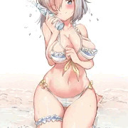 浜風ちゃんと海