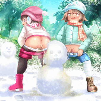 冬のおしっこ