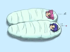 ウチのバーチャロン娘 インフレータブルブランケットサック詰め