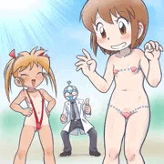#暑いので水着絵で体温調節する